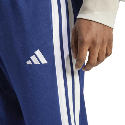 Dark Blue-White - Side - Adidas Mens 3S Joggers
