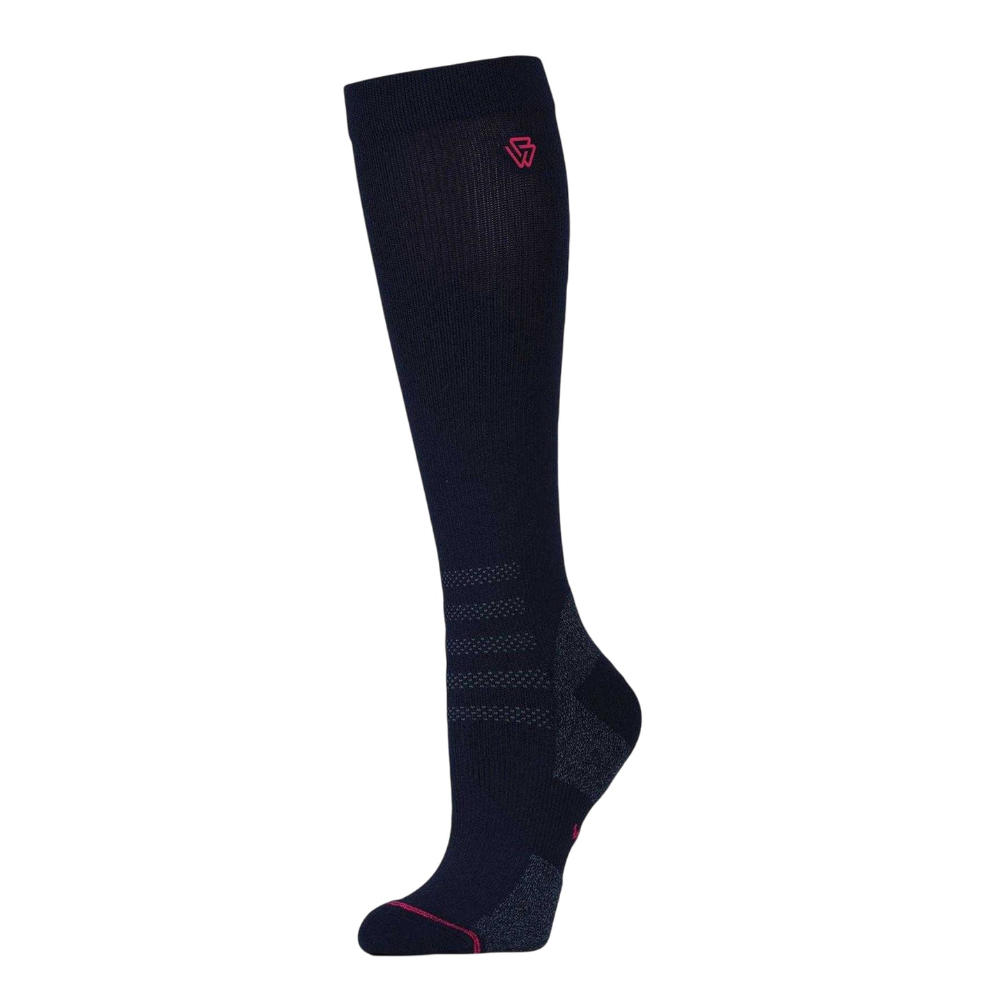 Navy-Pink - Front - Weatherbeeta Unisex Adult Compression Socks
