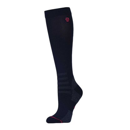 Navy-Pink - Front - Weatherbeeta Unisex Adult Compression Socks