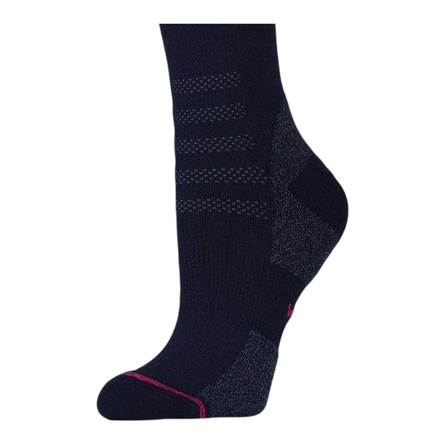 Navy-Pink - Side - Weatherbeeta Unisex Adult Compression Socks