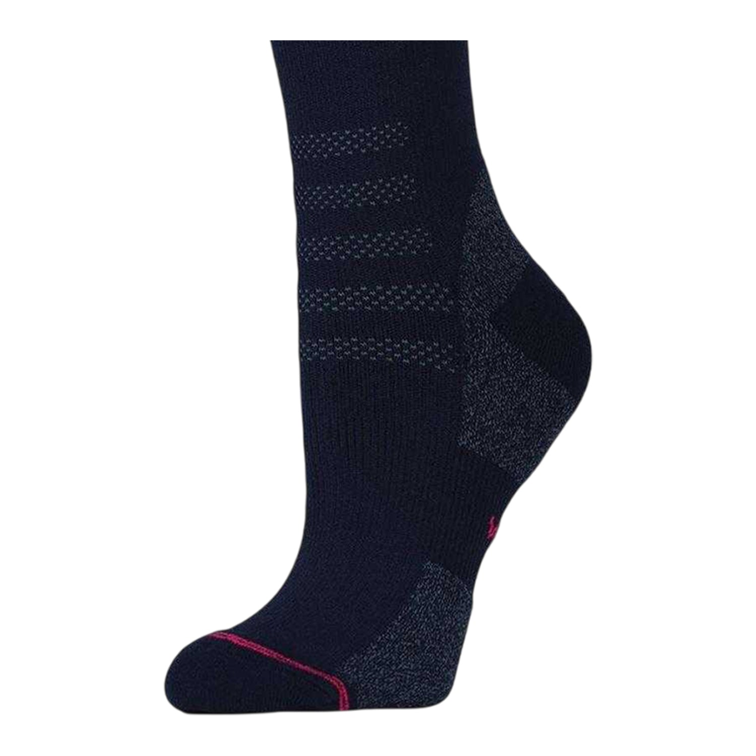Navy-Pink - Side - Weatherbeeta Unisex Adult Compression Socks