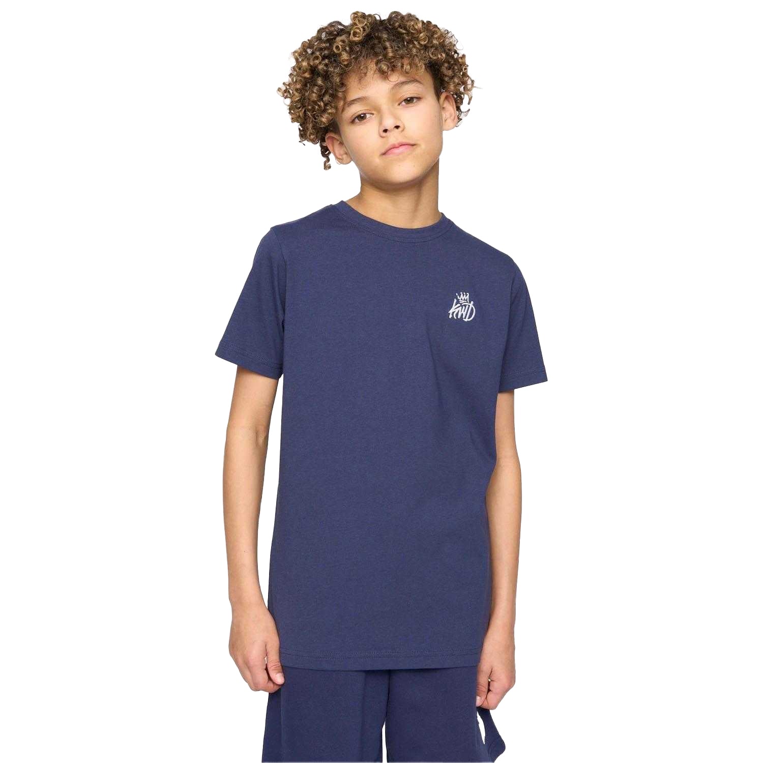 Navy - Front - Kings Will Dream Boys Crosby T-Shirt