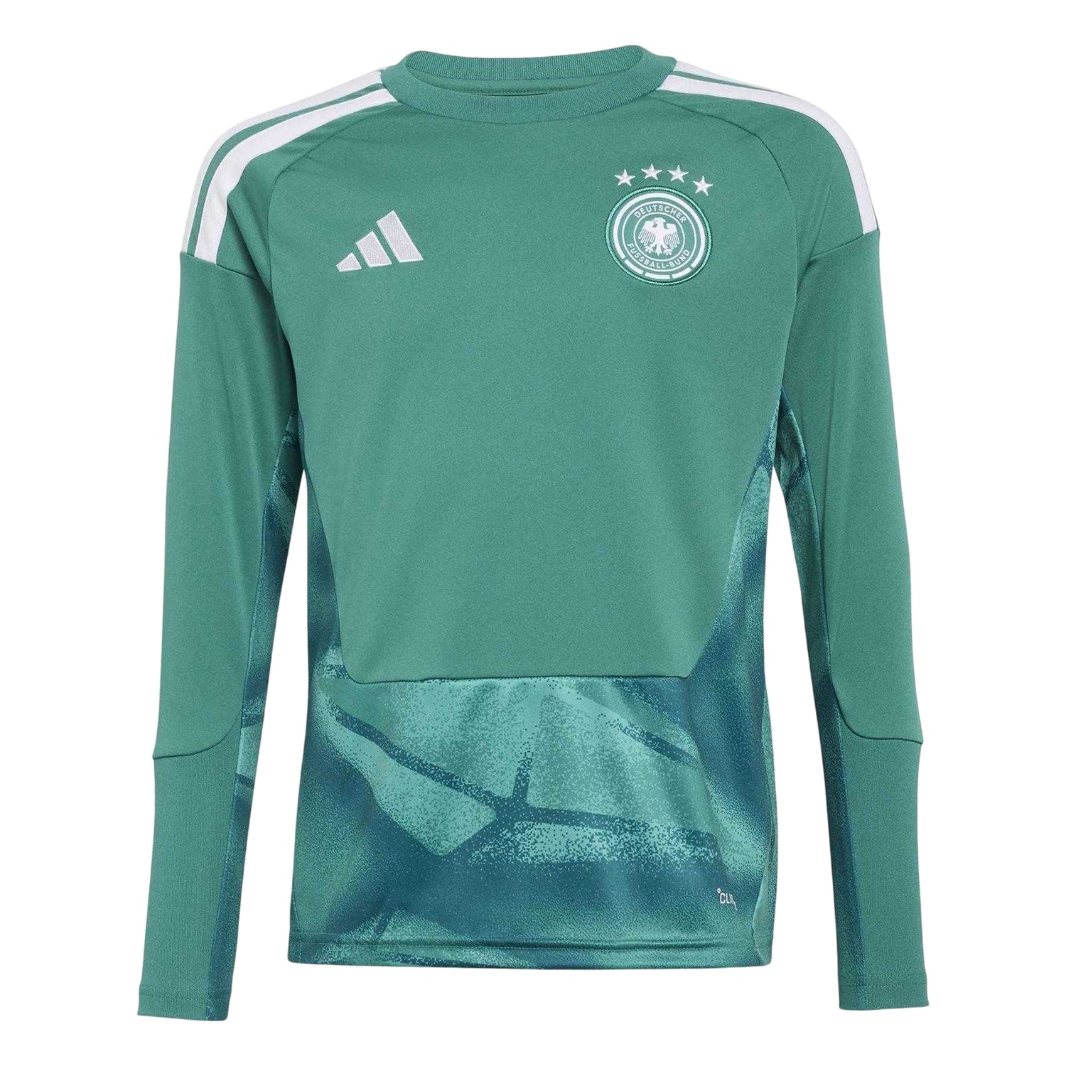 Green-White - Front - Adidas Childrens-Kids World Cup Germany Football Shirt