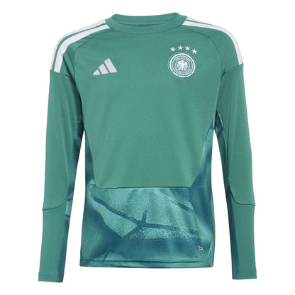 Green-White - Front - Adidas Childrens-Kids World Cup Germany Football Shirt