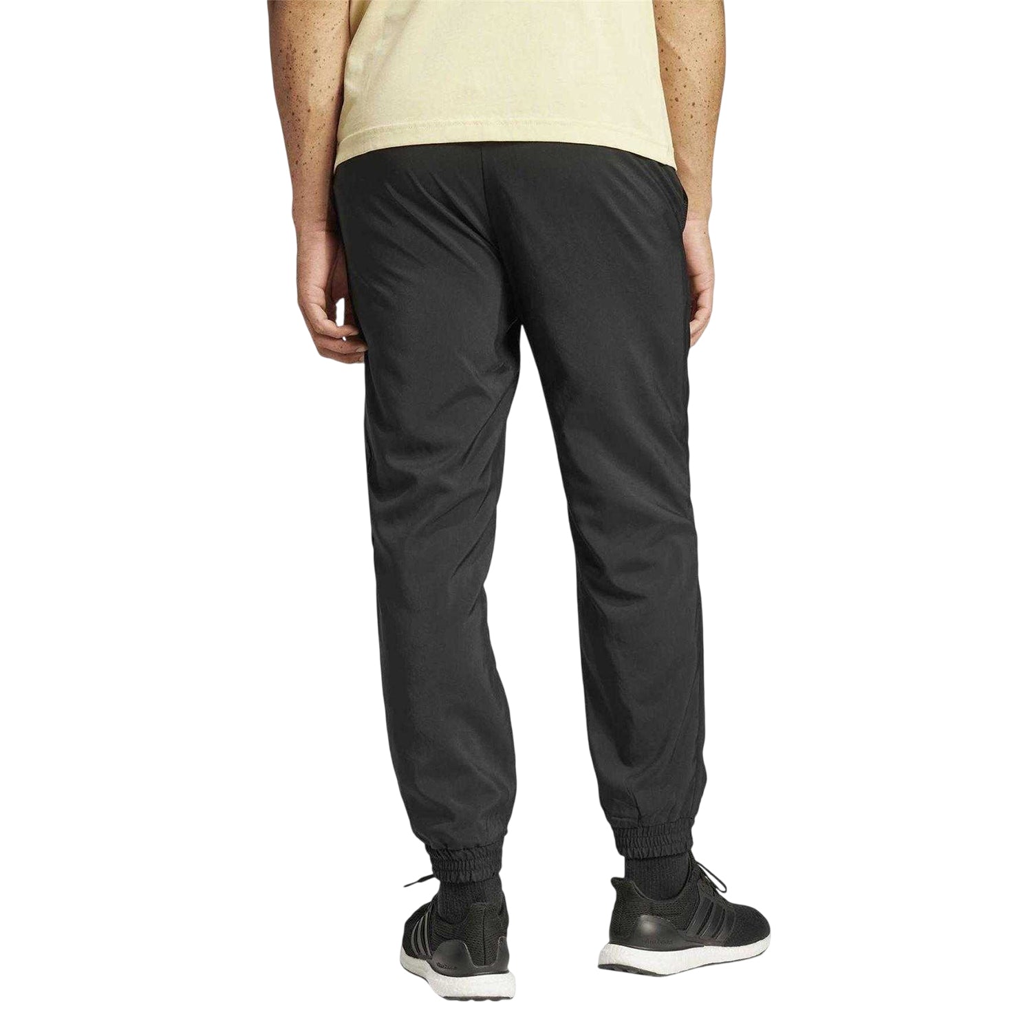 Black-White - Back - Adidas Mens Stanford Tracksuit Bottoms