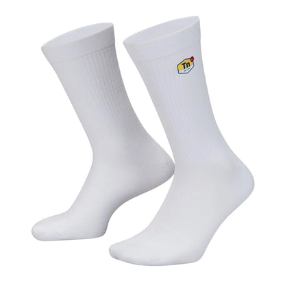 White - Side - Nike Mens Essential Crew Socks