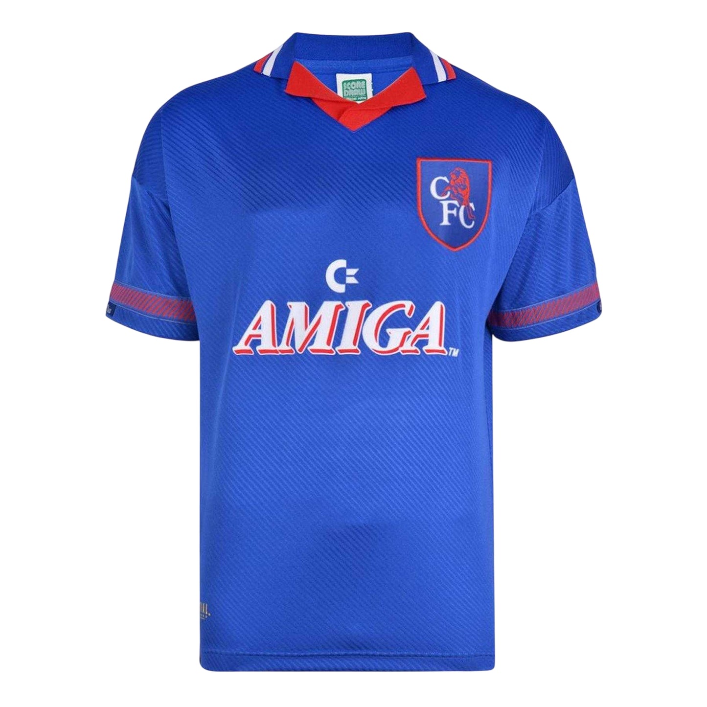Blue-White - Front - Score Draw Unisex Adult 1994 Chelsea FC Football Jersey