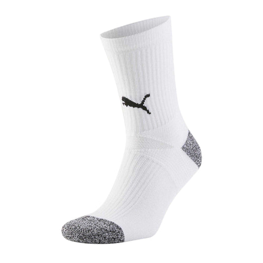White-Black - Front - Puma Childrens-Kids TeamLIGA Football Socks