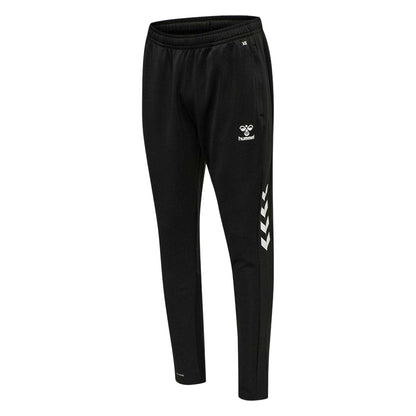 Black - Side - Hummel Mens Core Training Tracksuit Bottoms