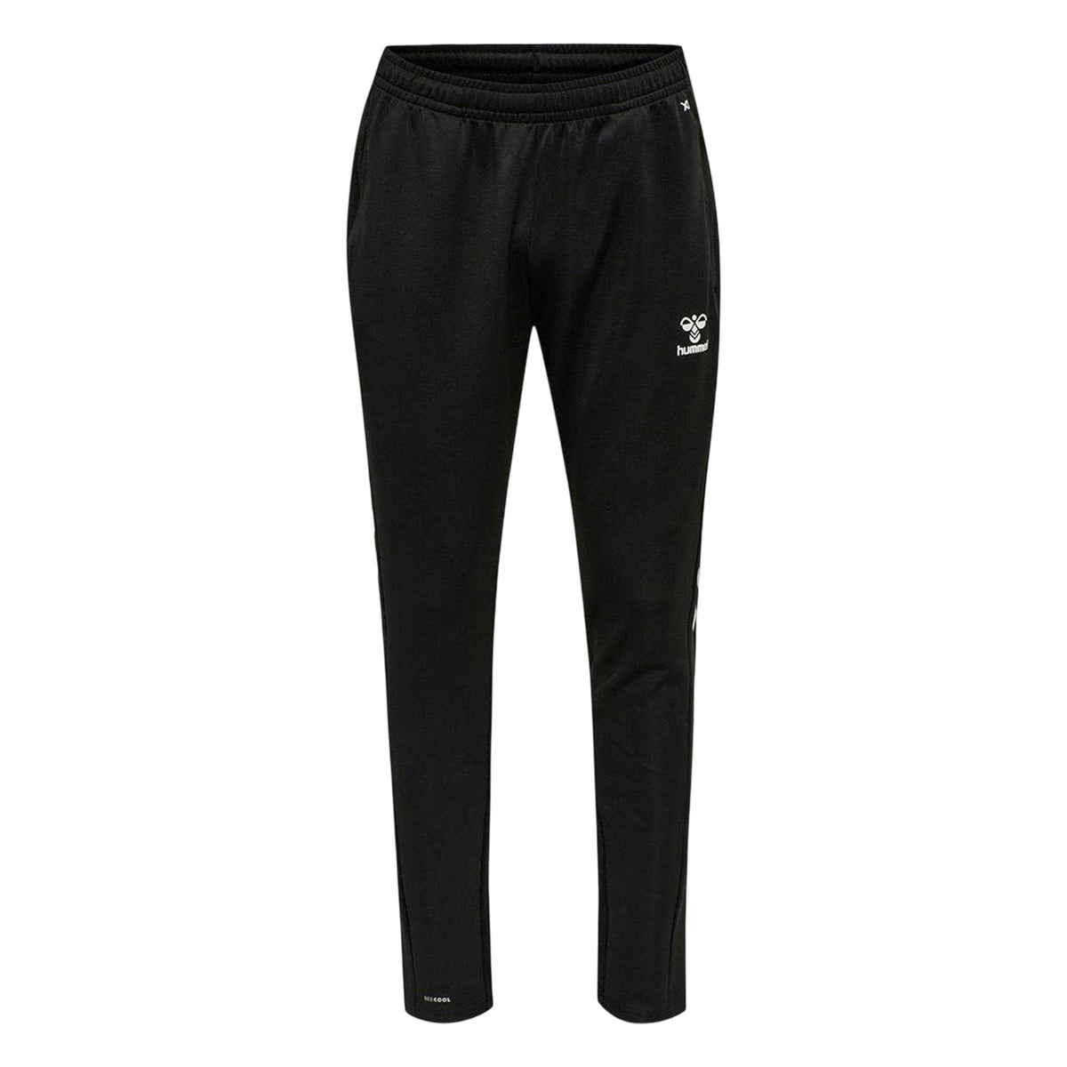 Black - Front - Hummel Mens Core Training Tracksuit Bottoms