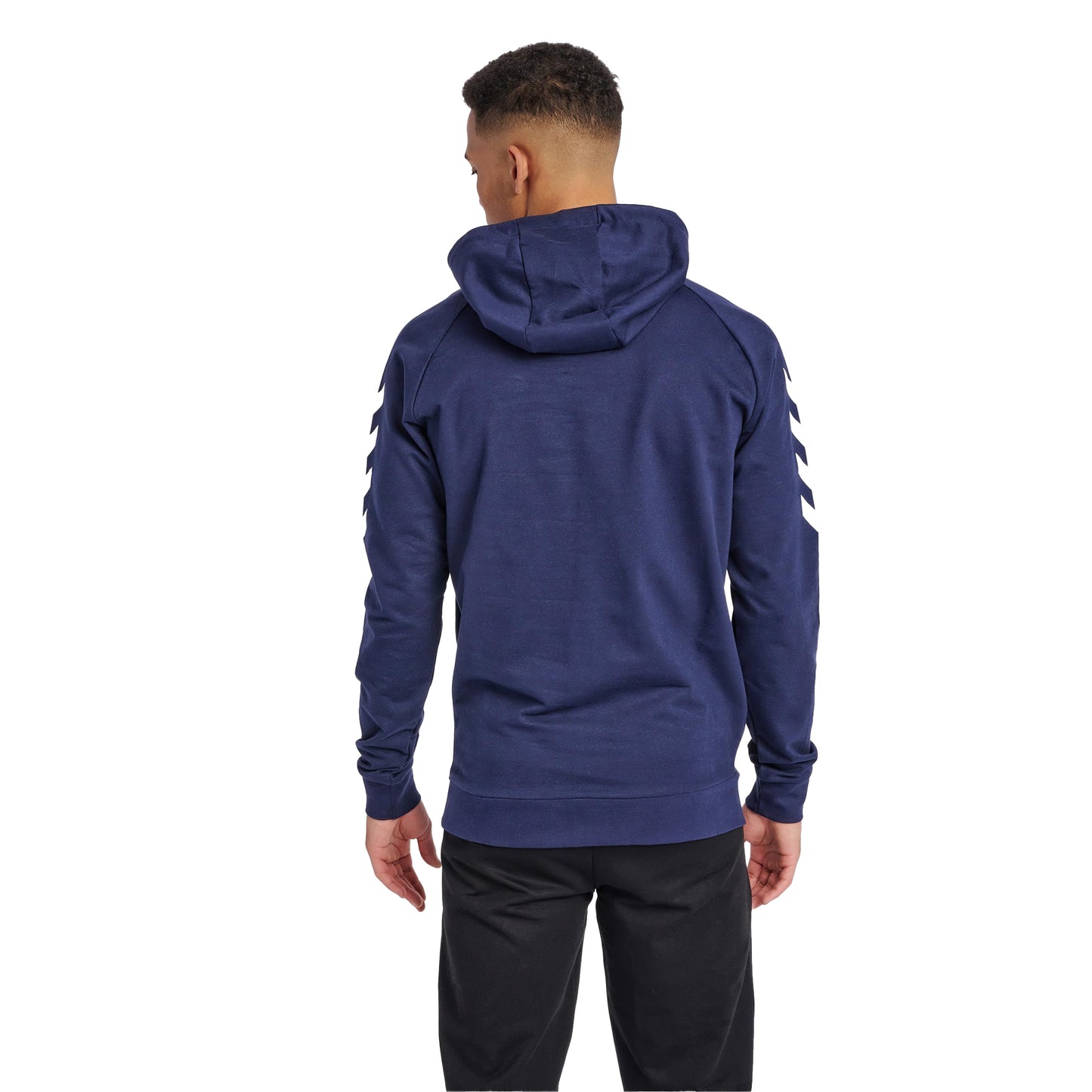 Blue - Lifestyle - Hummel Mens Go Cotton Hoodie
