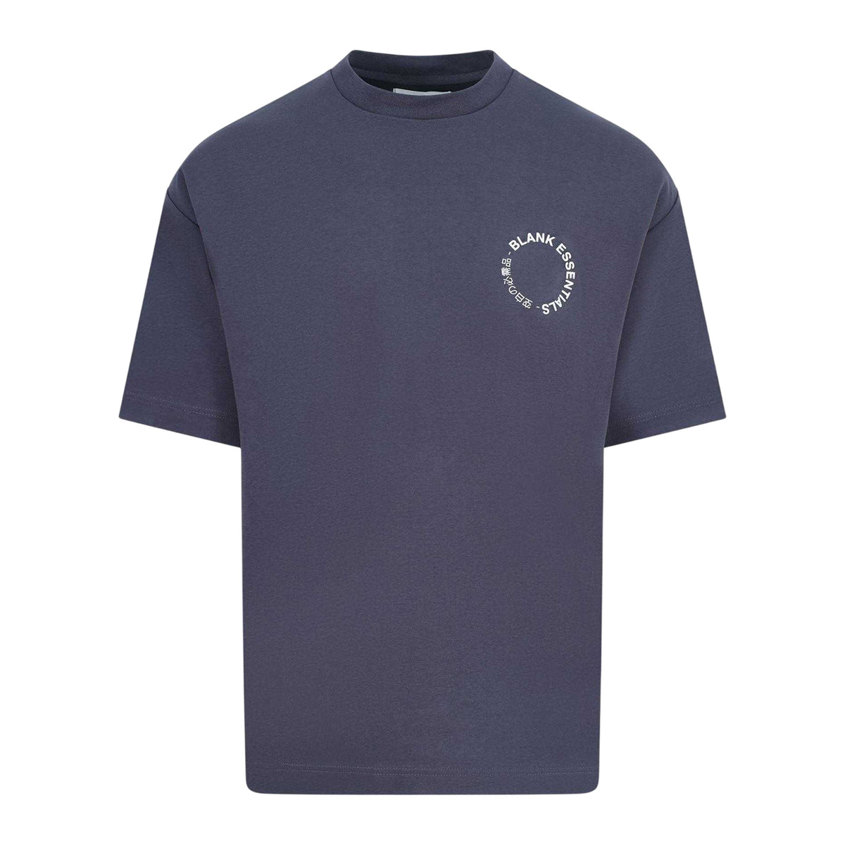 Thunder Grey - Front - Blank Essentials Mens T-Shirt
