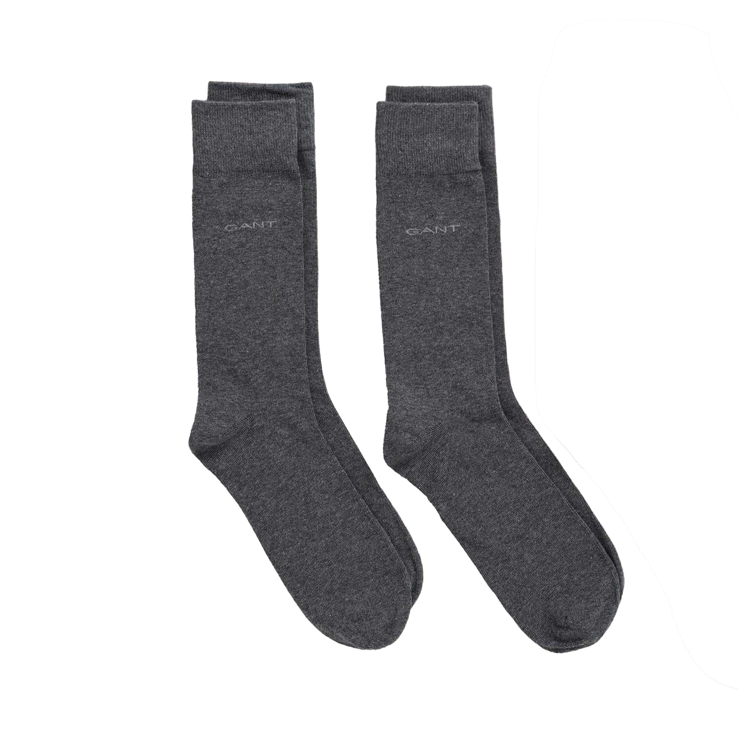 Charcoal - Front - Gant Mens Crew Socks (Pack of 2)