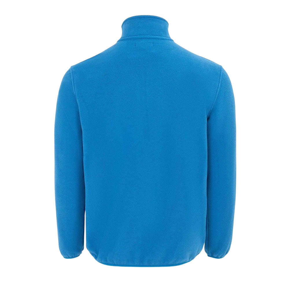 Blue - Back - Donnay Mens Quarter Zip Fleece Jacket