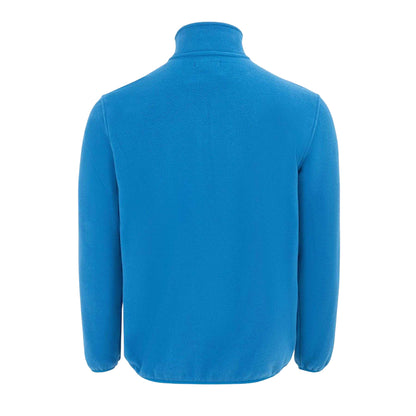 Blue - Back - Donnay Mens Quarter Zip Fleece Jacket