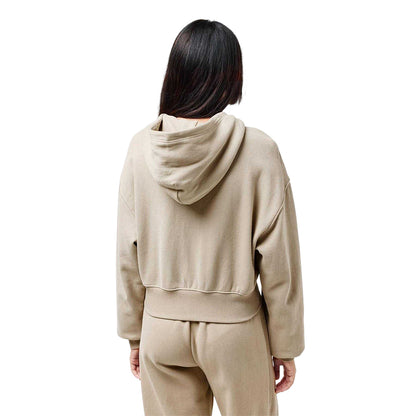 Oxford Tan - Lifestyle - PE Nation Womens-Ladies Eastside Cropped Fleece Jacket