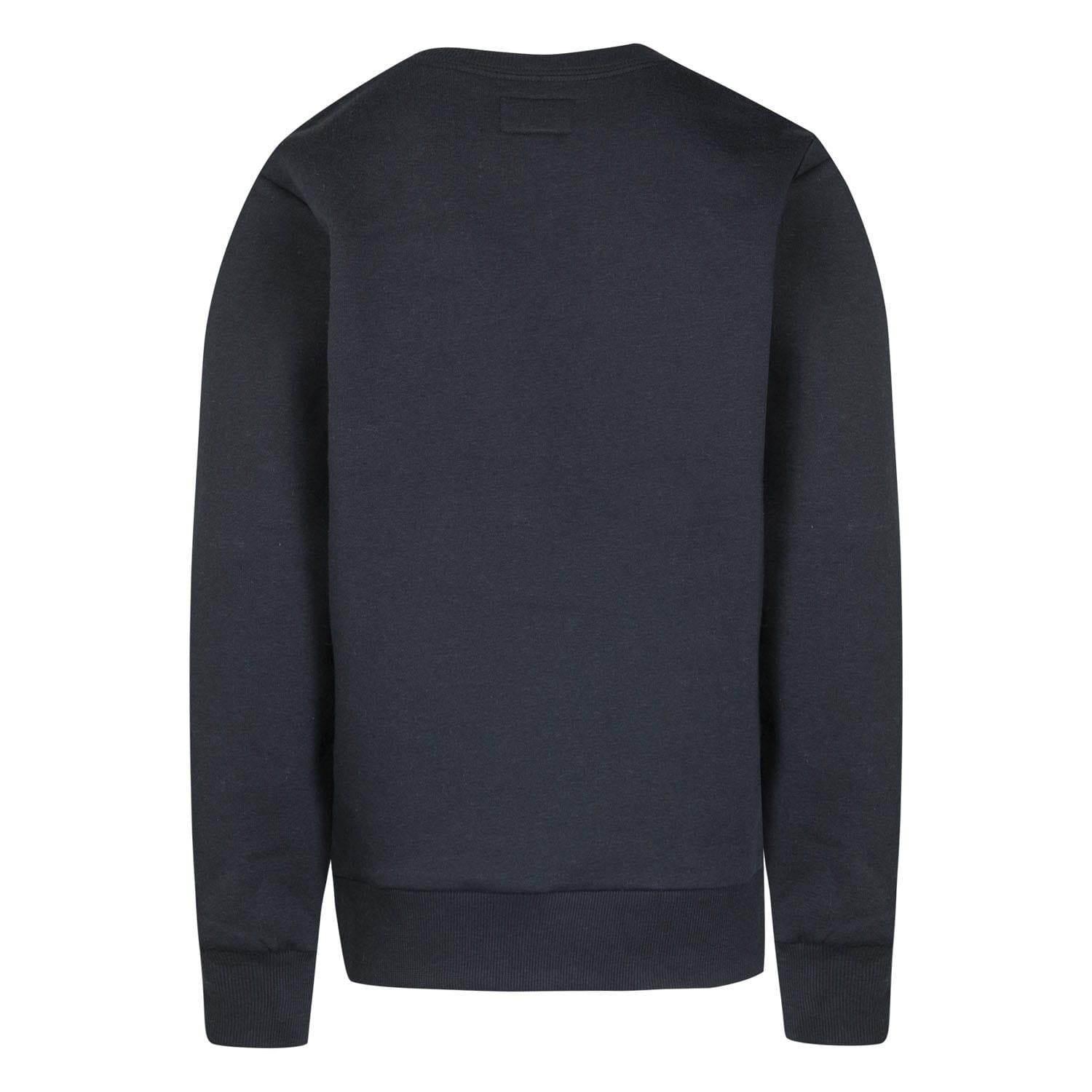 Black - Back - Converse Childrens-Kids Graphic Logo Sweatshirt