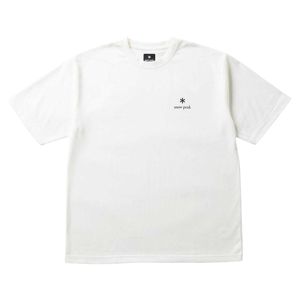 Off White - Front - Snow Peak Mens Logo T-Shirt
