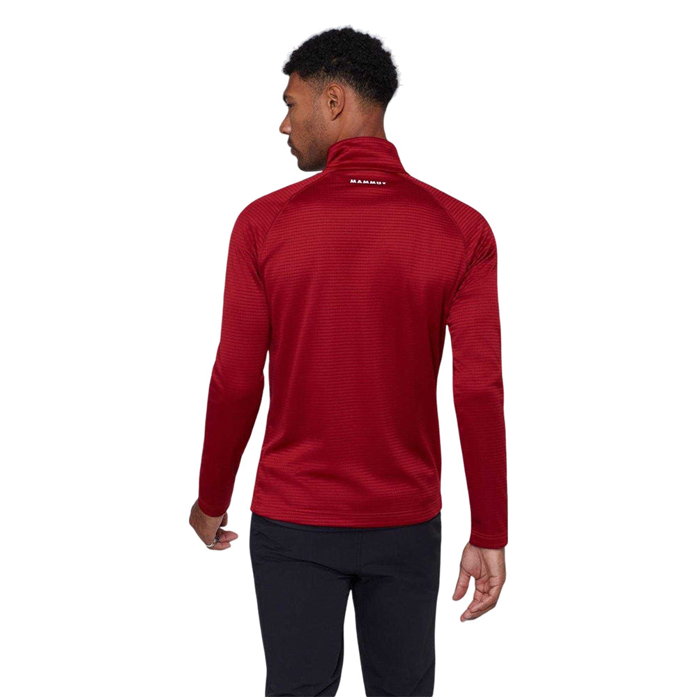 Red - Back - Mammut Mens Aconcagua Fleece Jacket