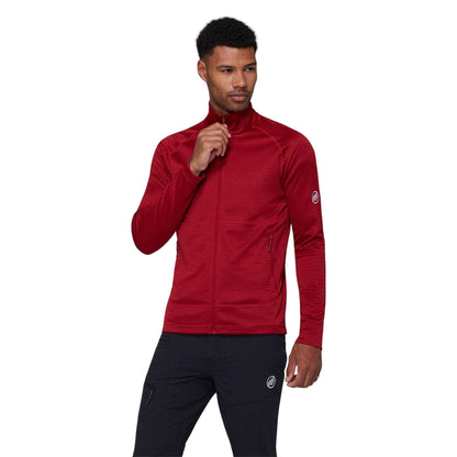 Red - Side - Mammut Mens Aconcagua Fleece Jacket