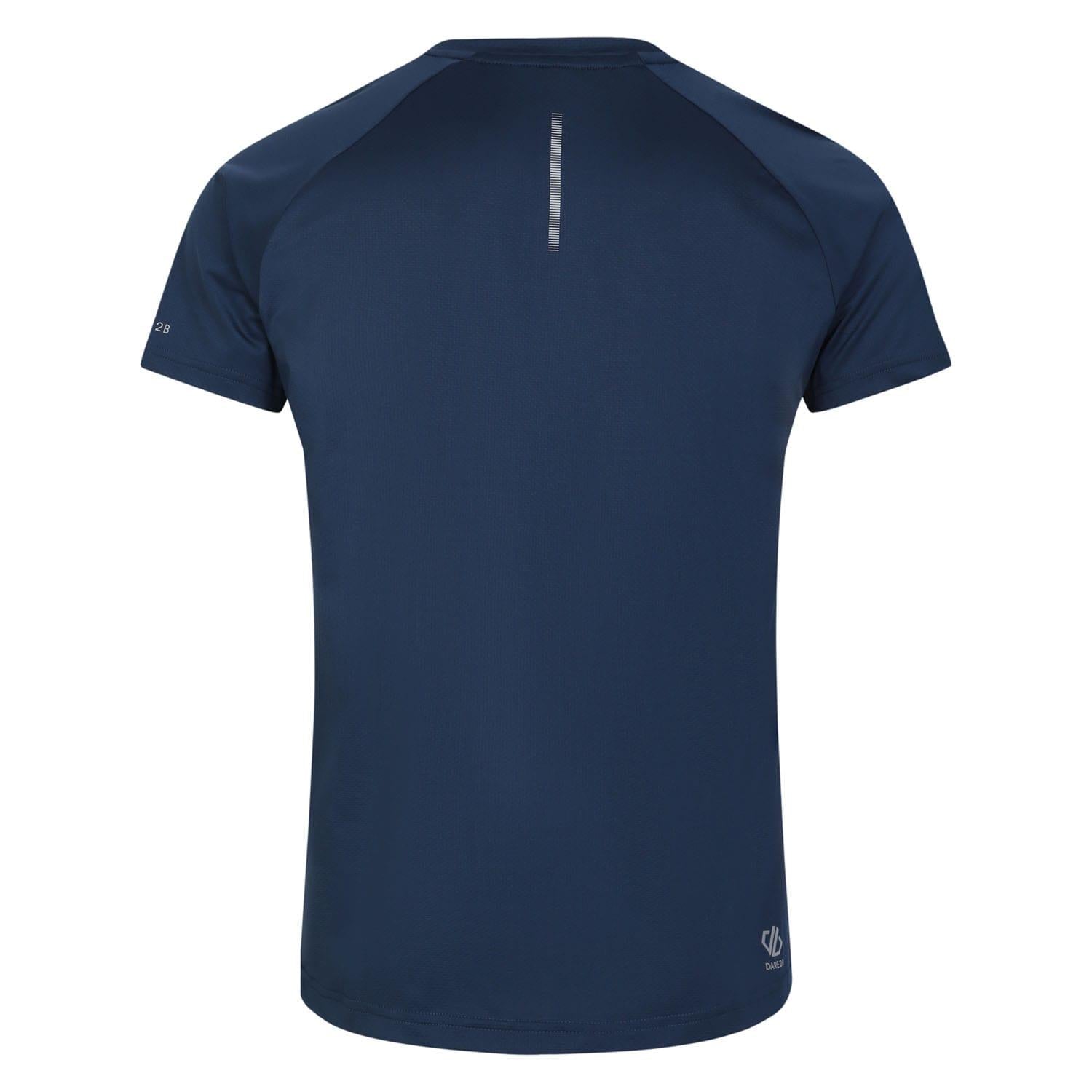 Blue - Back - Dare 2B Mens Lightweight Technical T-Shirt