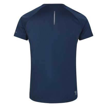 Blue - Back - Dare 2B Mens Lightweight Technical T-Shirt