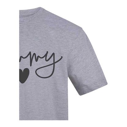 Grey - Side - AWD Womens-Ladies Mummy T-Shirt