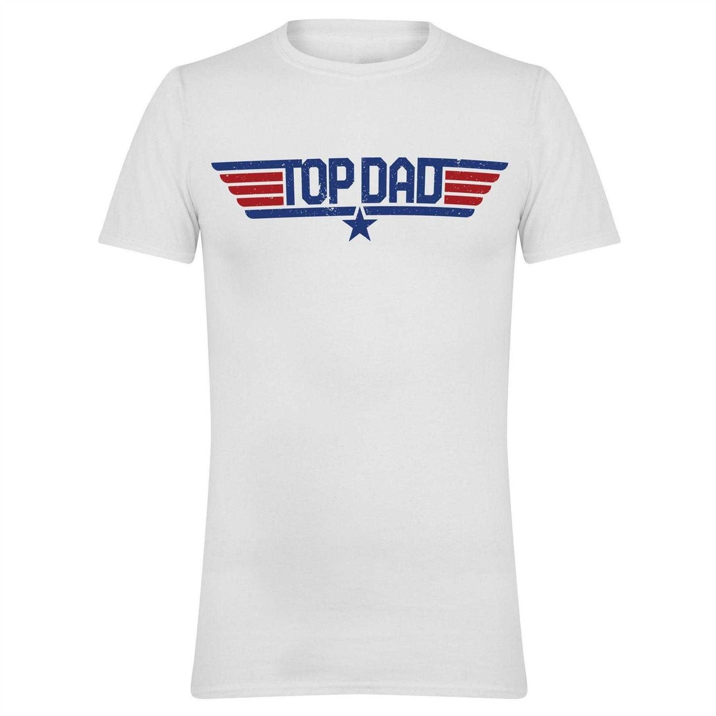 White - Front - AWD Mens Top Dad T-Shirt