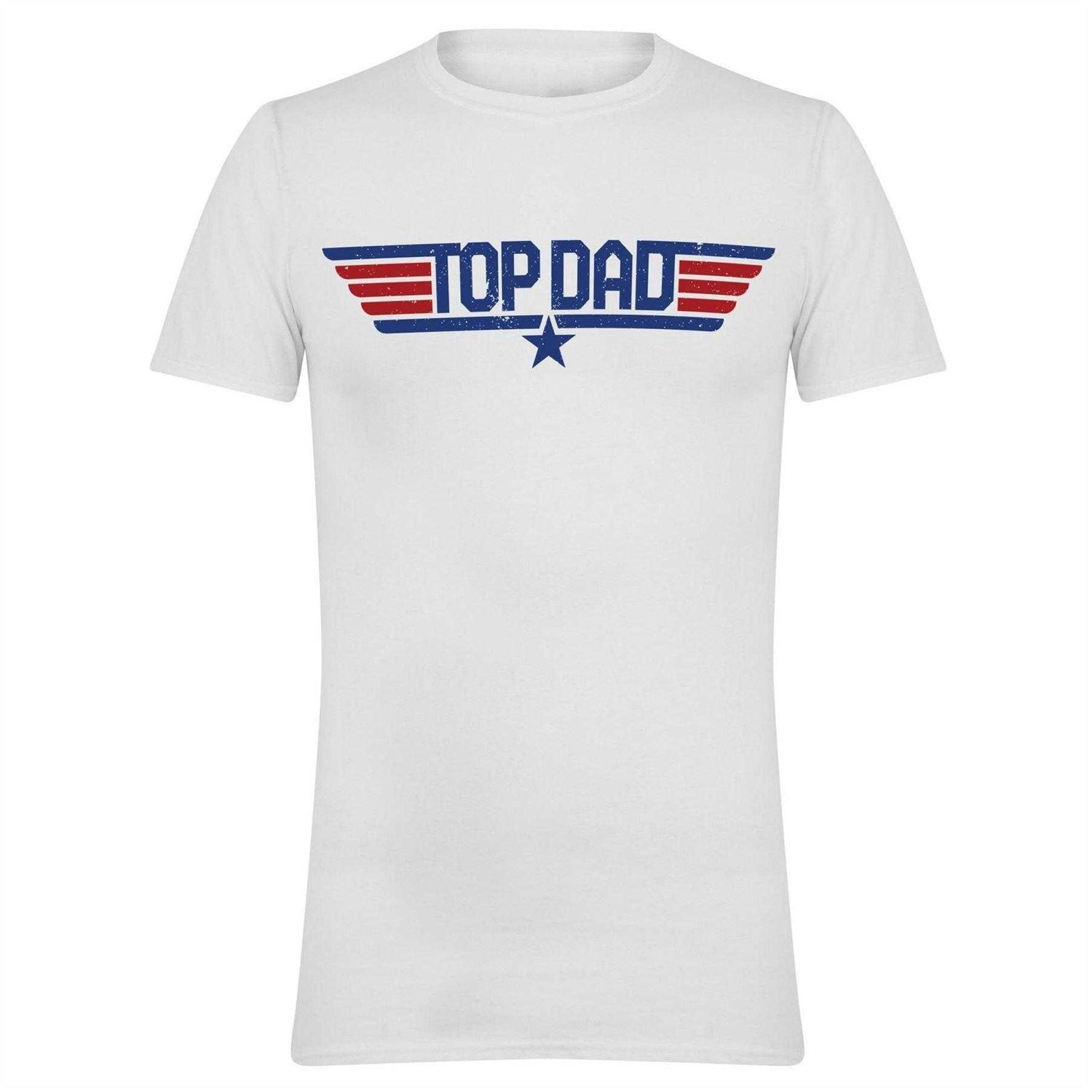 White - Front - AWD Mens Top Dad T-Shirt
