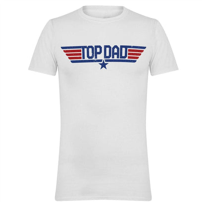 White - Front - AWD Mens Top Dad T-Shirt