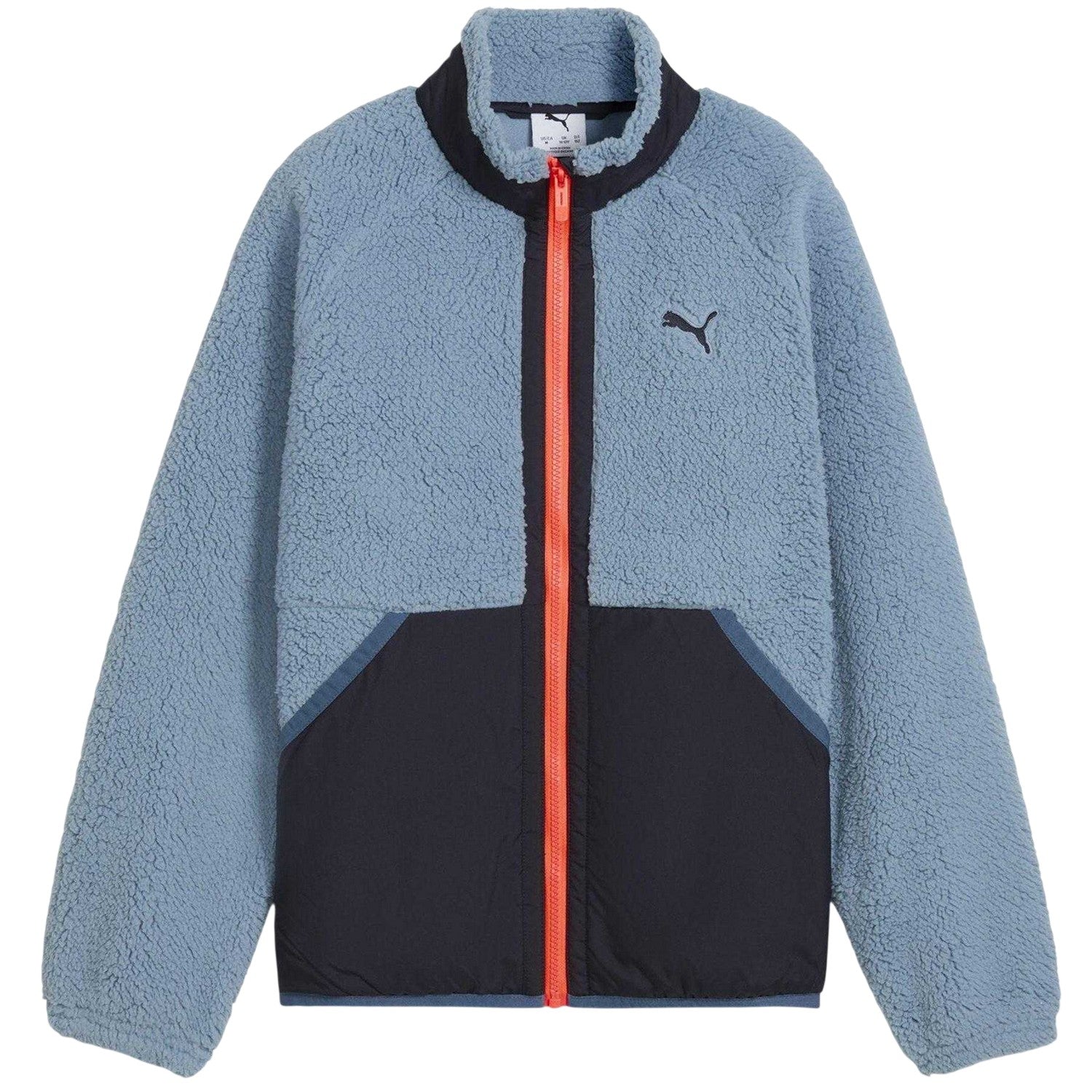 Cool Blue - Front - Puma Childrens-Kids Hybrid Fleece Jacket