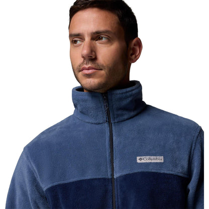Blue-Navy - Side - Columbia Mens 2.0 Mountain Full Zip Fleece Jacket