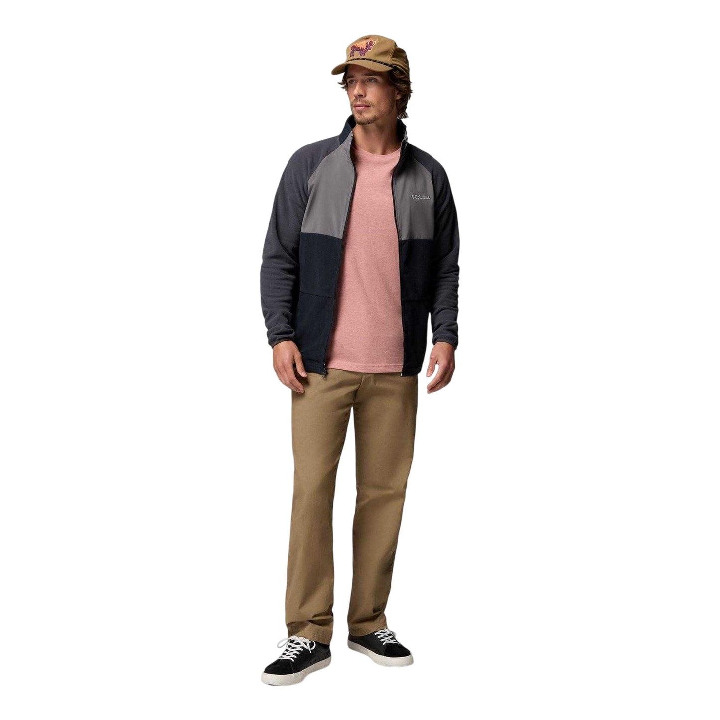 Shark Grey-Black - Lifestyle - Columbia Mens Valley Fleece Jacket
