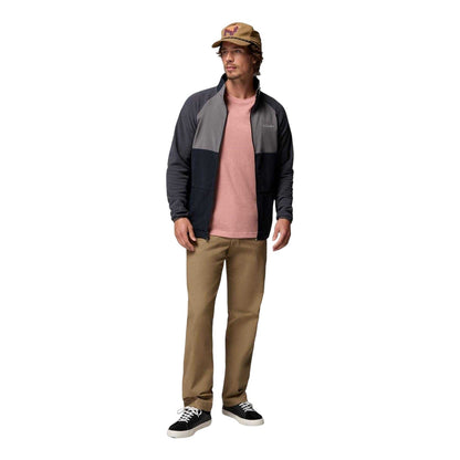 Shark Grey-Black - Lifestyle - Columbia Mens Valley Fleece Jacket