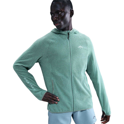 Cannon-Winter - Front - Nike Mens Trail Dri-FIT Raglan Hoodie