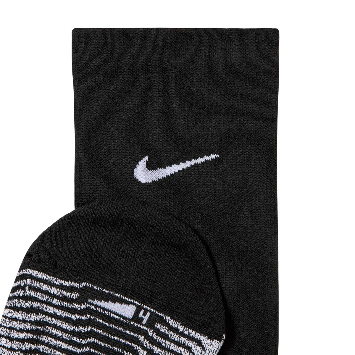Black-White - Side - Nike Unisex Adult Cushioned Football Socks