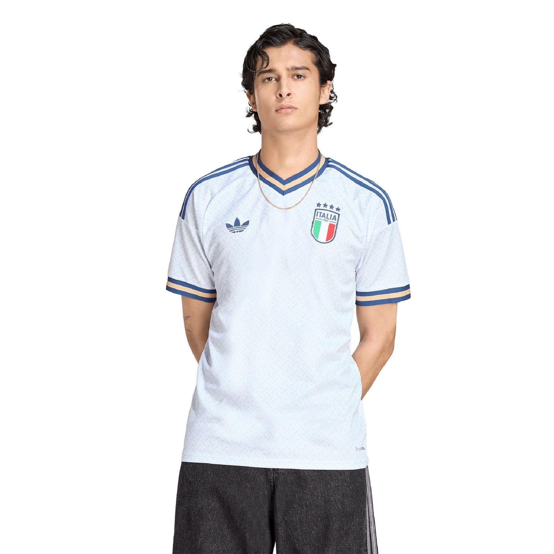 Blue-White - Lifestyle - Adidas Mens World Cup 2026 Italy Away Shirt