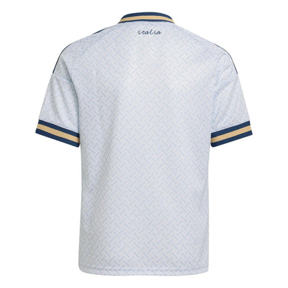 Blue-White - Back - Adidas Childrens-Kids World Cup 2026 Italy Away Shirt