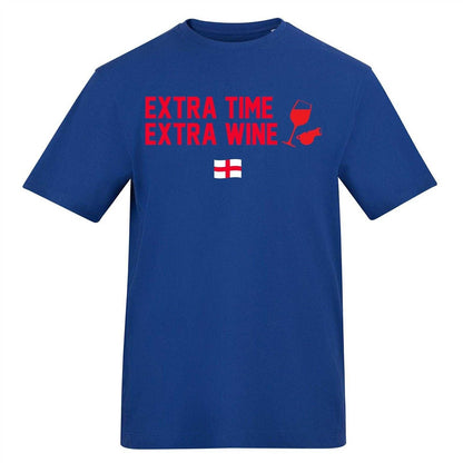 Blue - Front - AWD Womens-Ladies Extra Time Extra Wine T-Shirt