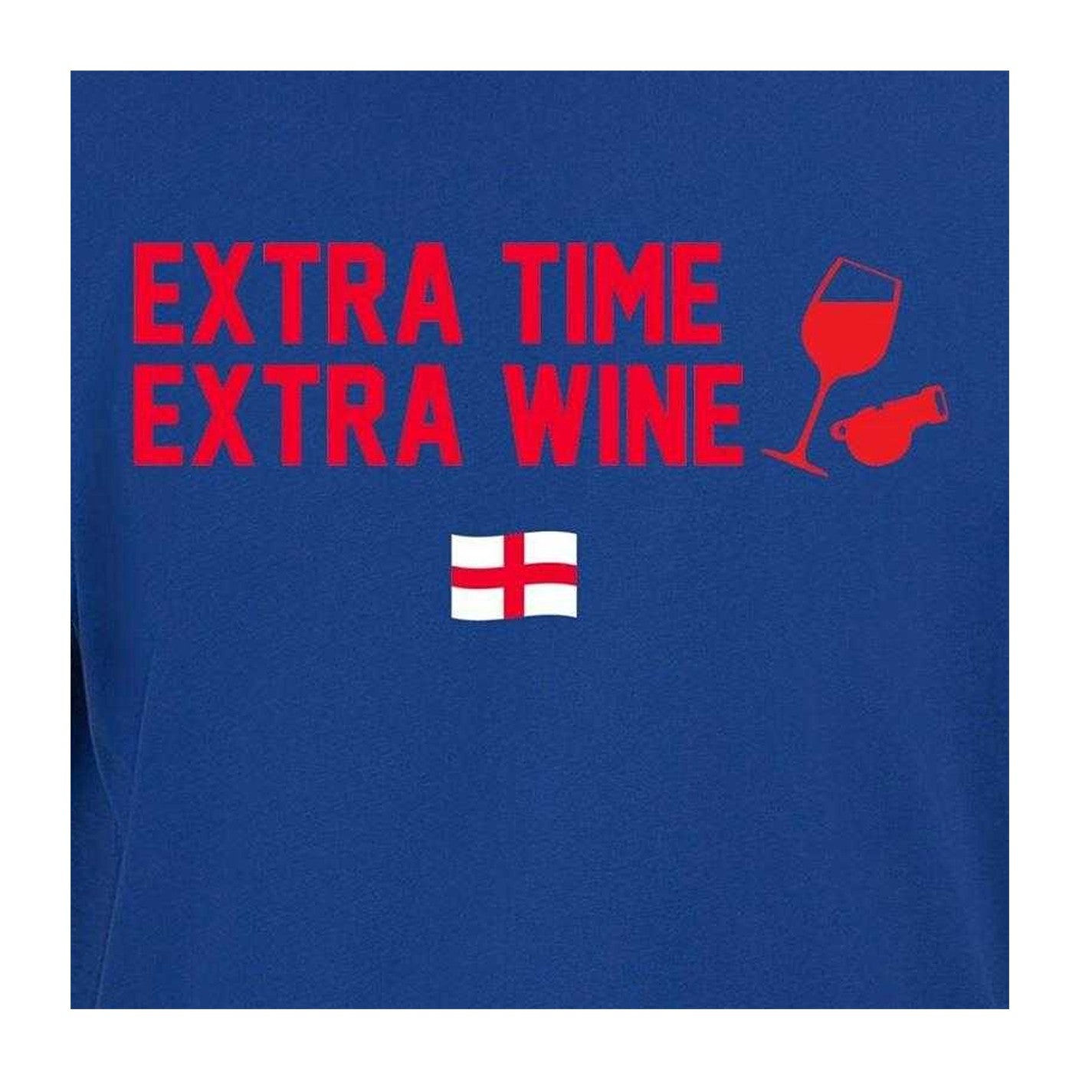 Blue - Side - AWD Womens-Ladies Extra Time Extra Wine T-Shirt