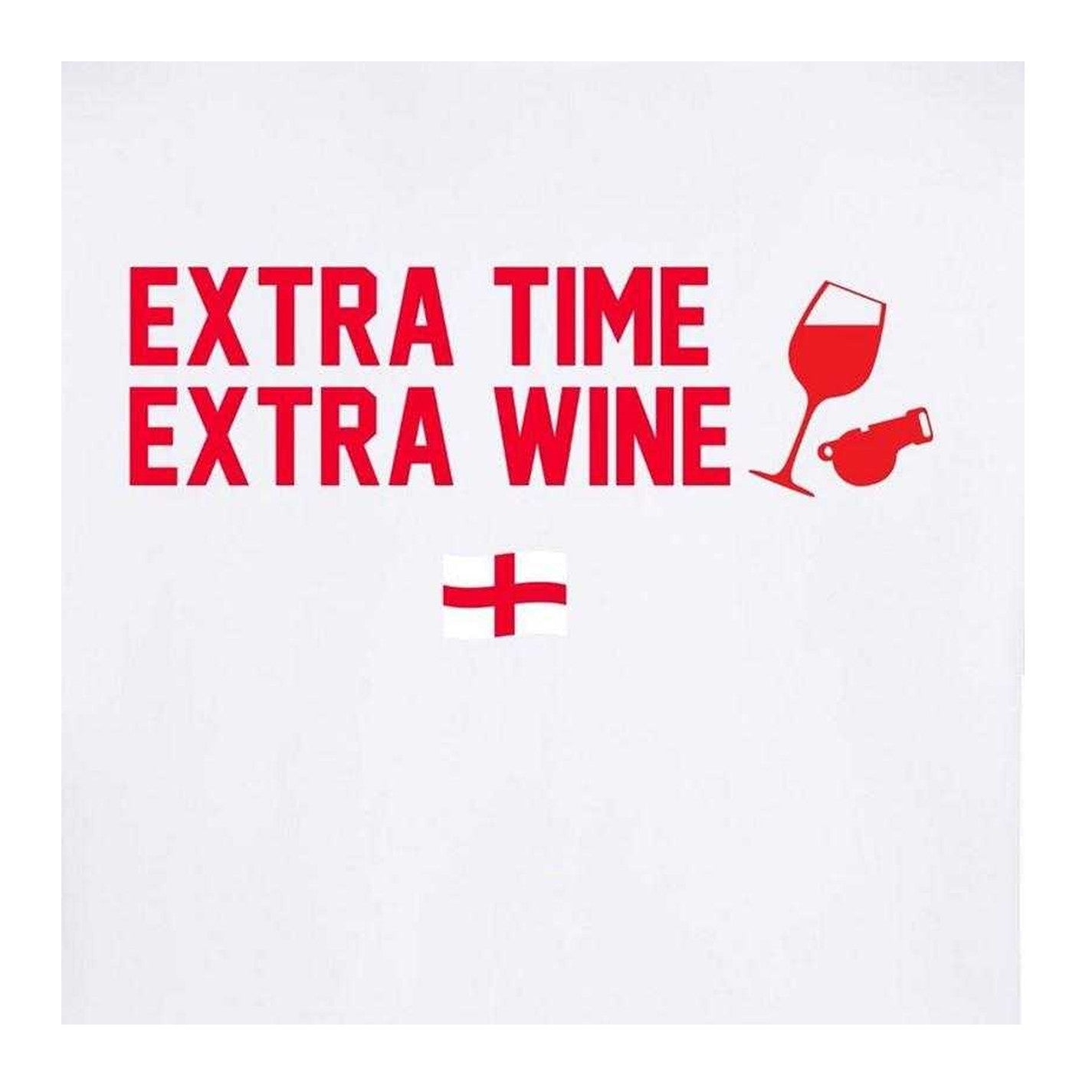 White - Side - AWD Womens-Ladies Extra Time Extra Wine T-Shirt