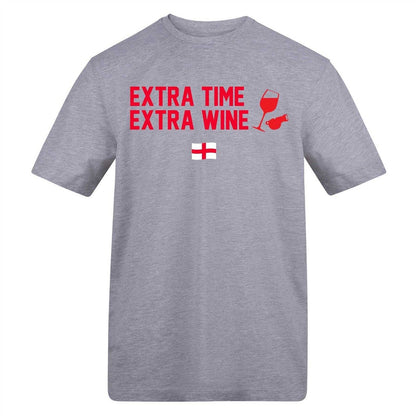 Grey - Front - AWD Womens-Ladies Extra Time Extra Wine T-Shirt