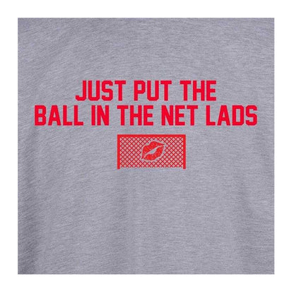 Grey - Side - AWD Mens In The Net Lads T-Shirt
