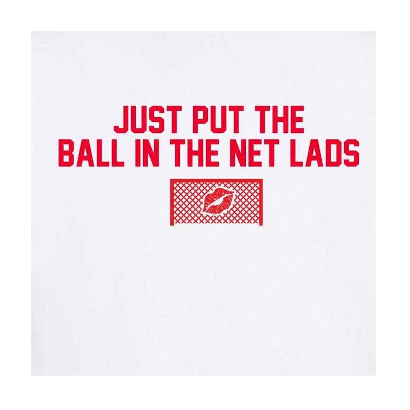 White - Side - AWD Mens In The Net Lads T-Shirt