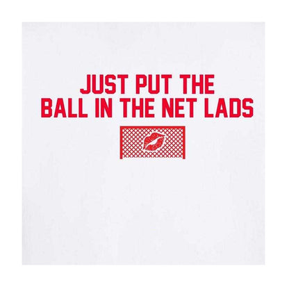 White - Side - AWD Mens In The Net Lads T-Shirt
