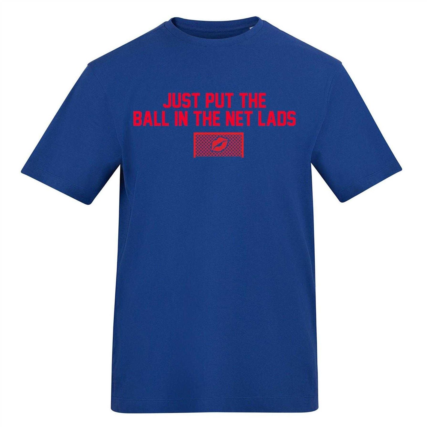 Blue - Front - AWD Mens In The Net Lads T-Shirt