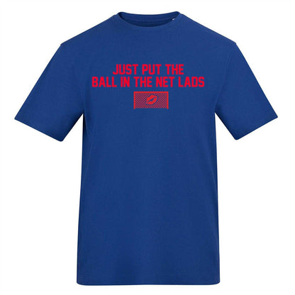 Blue - Front - AWD Mens In The Net Lads T-Shirt