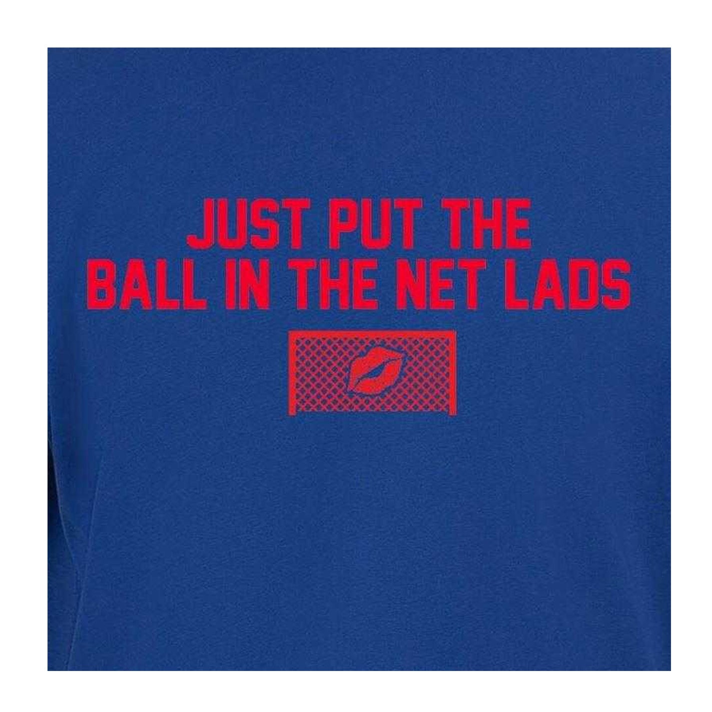 Blue - Side - AWD Mens In The Net Lads T-Shirt