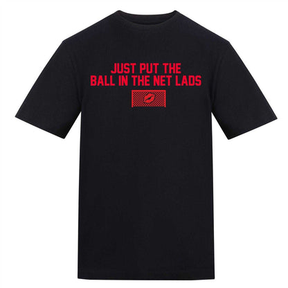 Black - Front - AWD Mens In The Net Lads T-Shirt