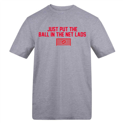 Grey - Front - AWD Mens In The Net Lads T-Shirt